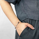 Lava & Moonstone Tassel Tasbih Bracelet | Women's Tasbeeh Beads, 33 Beads