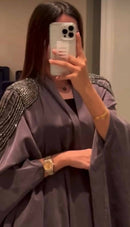 Luxurious Handwork Diamond Work Abaya 3 Colors+ free hijab