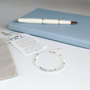 Sapphire & Moonstone Tasbih Bracelet | Women's Misbaha, 33 Beads