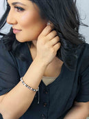 Pink Zebra Jasper Tasbih Bracelet | Women's Dhikr Beads, 33 Beads