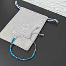 Blue Apatite Tassel Tasbih Bracelet | Women's Tasbeeh Beads, 33 Beads