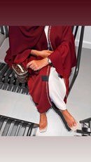 Asrah Diamond Work Kimono Abaya