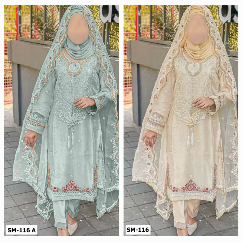 Haniya Pakistani Custom Stitched Dress 3 pc SET