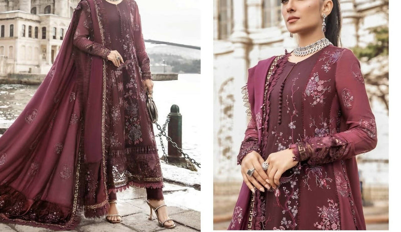 MariaB Embroidered Pakistani dress 3 Pc Set