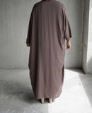 Cedar 3 Piece Linen Abaya